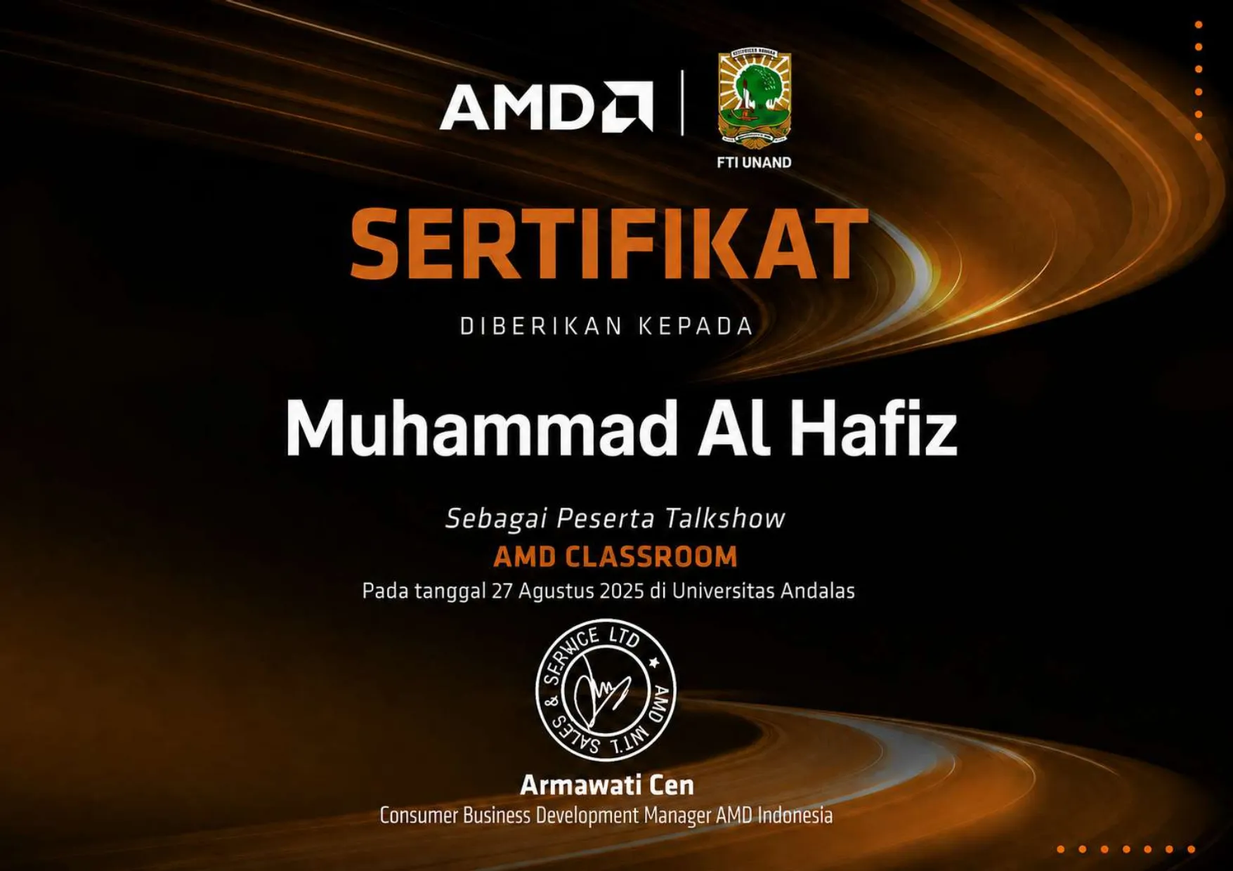Peserta Talkshow AMD Classroom
