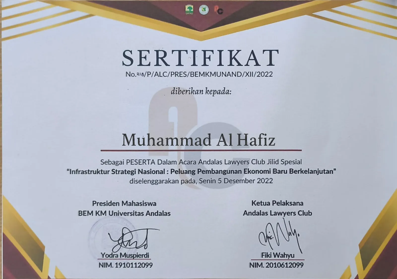 Andalas Lawyer Club