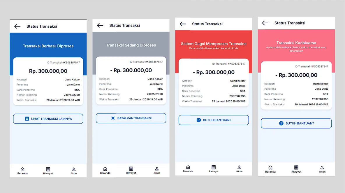 Sakuku - E-Wallet Mobile Web Application UI - screenshot 3