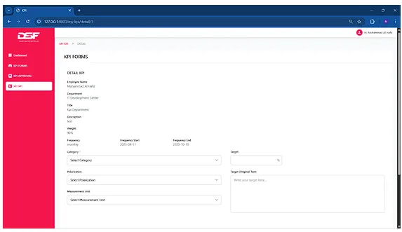 KPI Management System - screenshot 4